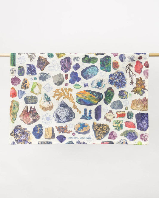 Torchon Pierres Précieuses et Minéraux – produit scientifique Cognitive Surplus EU, vue 2