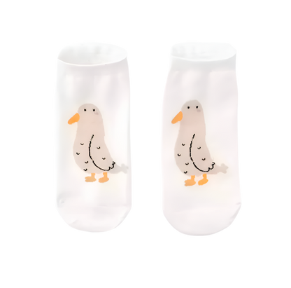 Socquettes Canard Gris