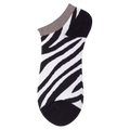 Korte sokken met zebraprint