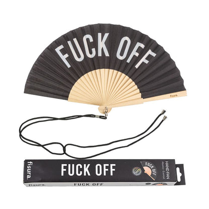 Éventail « Fuck Off » Noir – Fisura