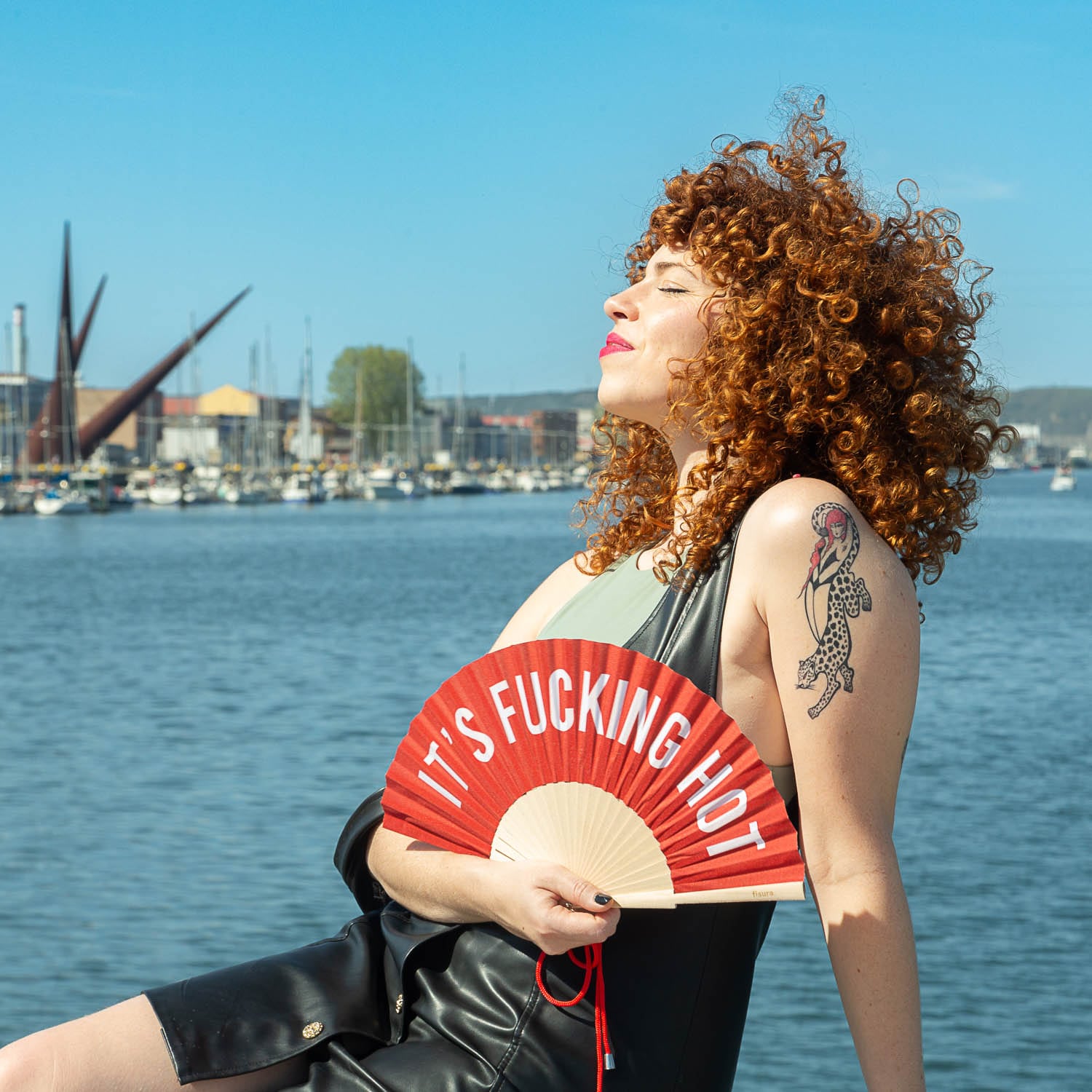 Éventail « It's Fucking Hot » – Fisura – vue 2