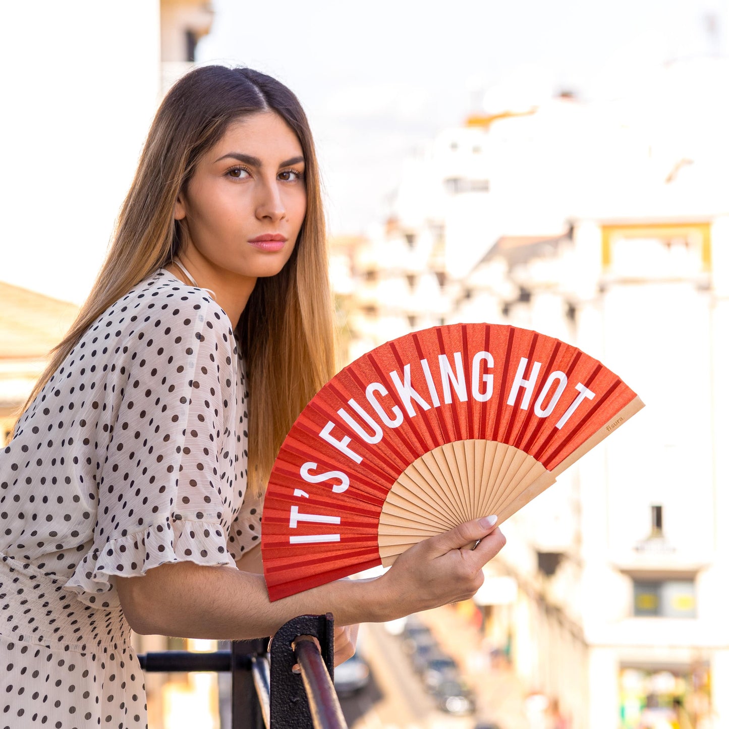 Éventail « It's Fucking Hot » – Fisura – vue 4