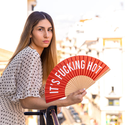Éventail « It's Fucking Hot » – Fisura – vue 4