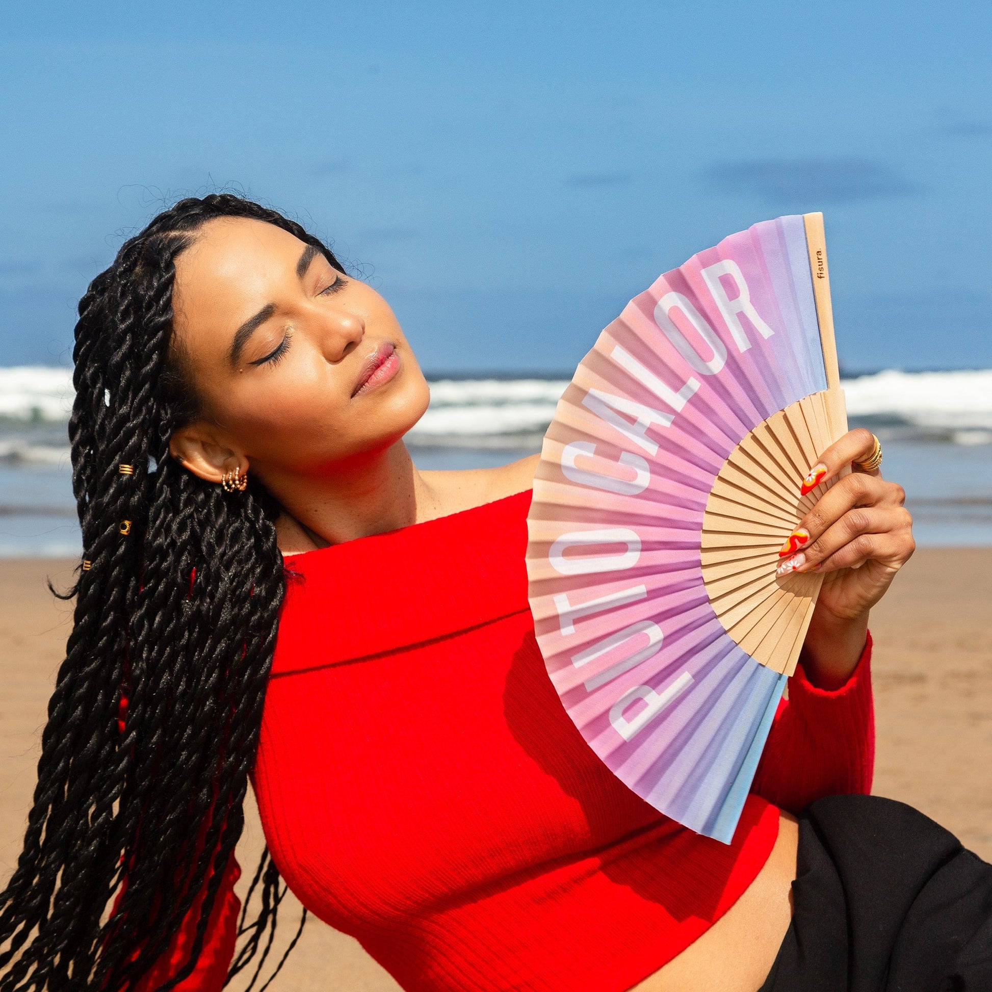 Éventail « Puto calor » Effet Dégradé – Fisura – vue 2