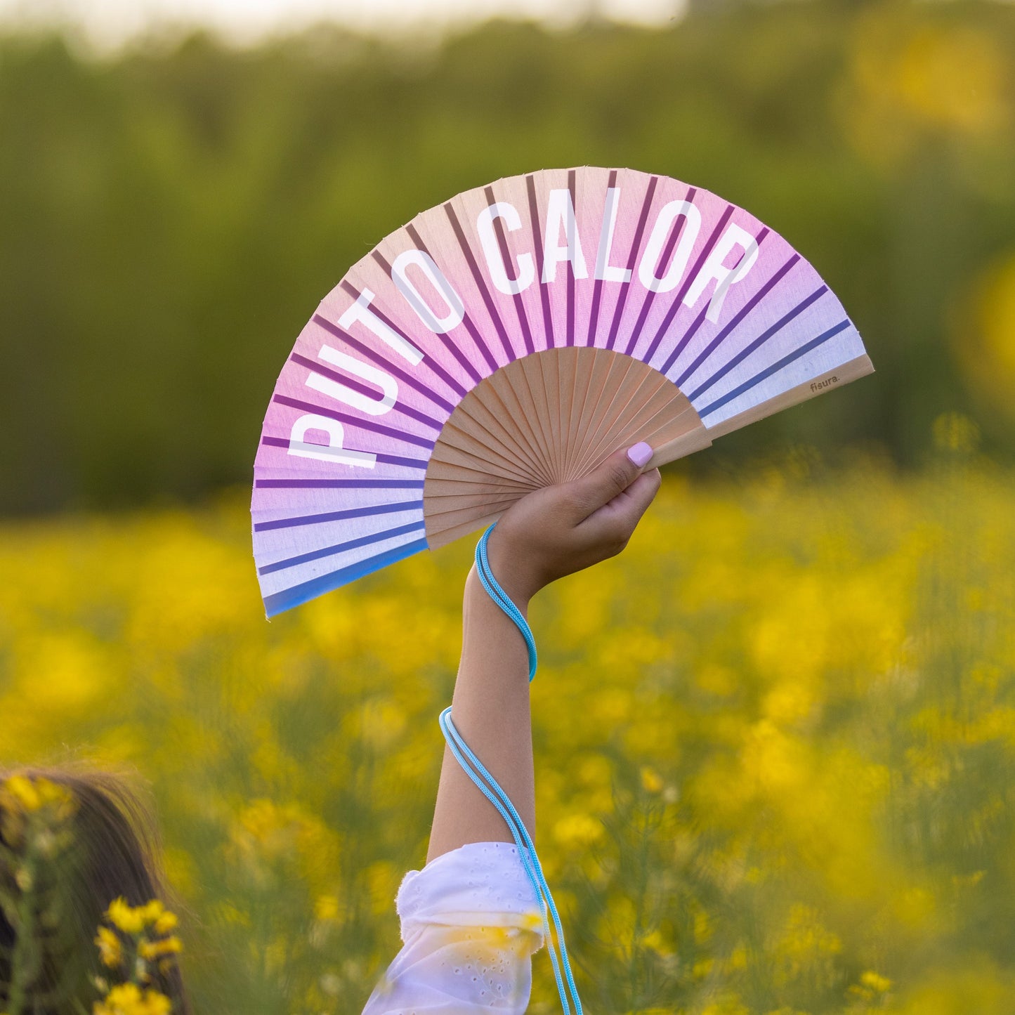 Éventail « Puto calor » Effet Dégradé – Fisura – vue 3