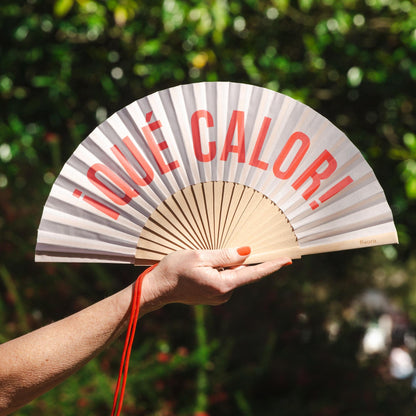 Éventail « Qué calor » Beige – Fisura – vue 4