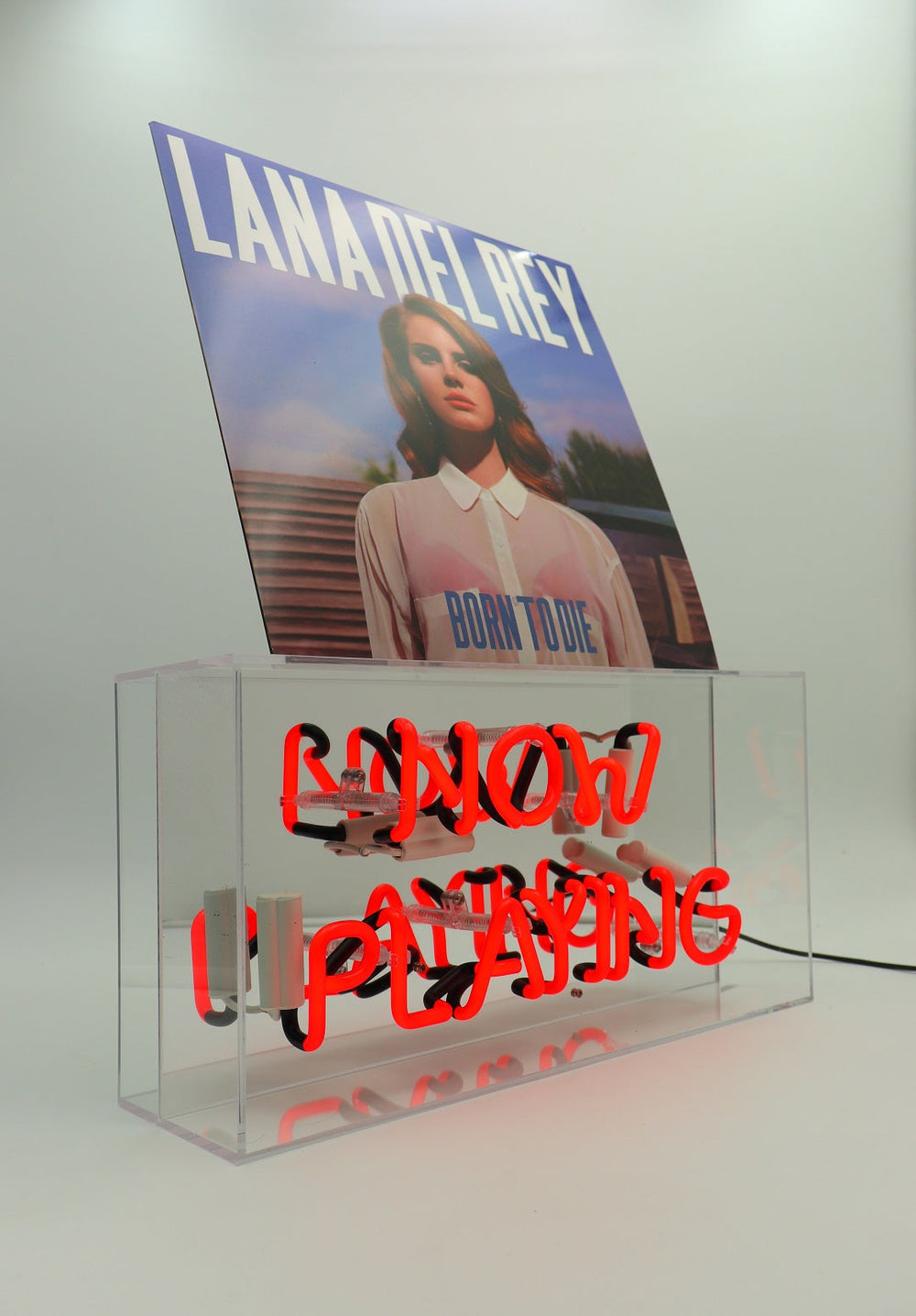 Enseigne Néon en Verre « Now Playing »