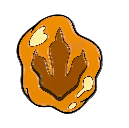 T-rex Footprint Pin