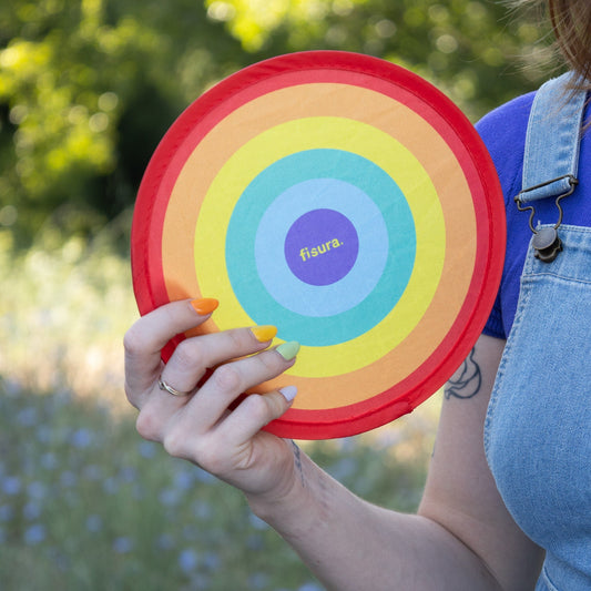 Éventail Pliable Arc-en-Ciel – Fisura – vue 2