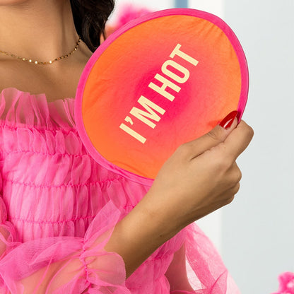 Éventail Pliable « I'm hot » – Fisura – vue 3