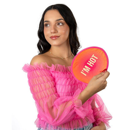 Éventail Pliable « I'm hot » – Fisura – vue 2