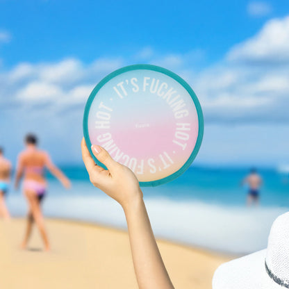 Éventail Pliable « It’s fucking hot » Effet Dégradé – Fisura – vue 4