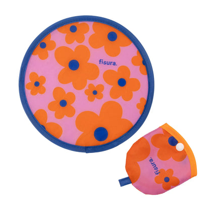 Éventail Pliable Imprimé à Fleurs – Fisura