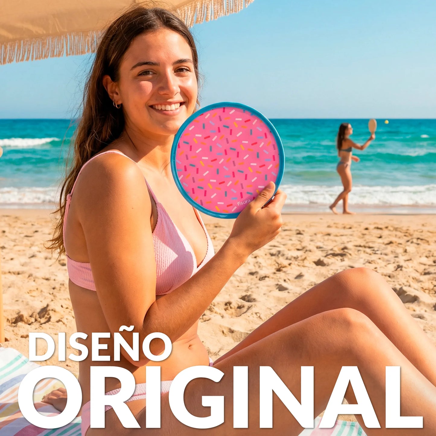 Éventail Pliable « Confeti » – Fisura – vue 2