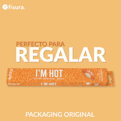Éventail « I’m hot » Paillettes – Fisura – vue 6