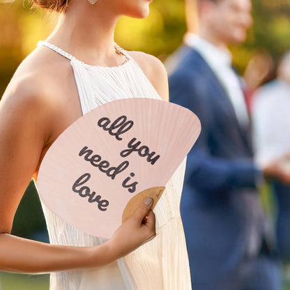 Éventail Demi-Lune « All you need is love » – Fisura – vue 4
