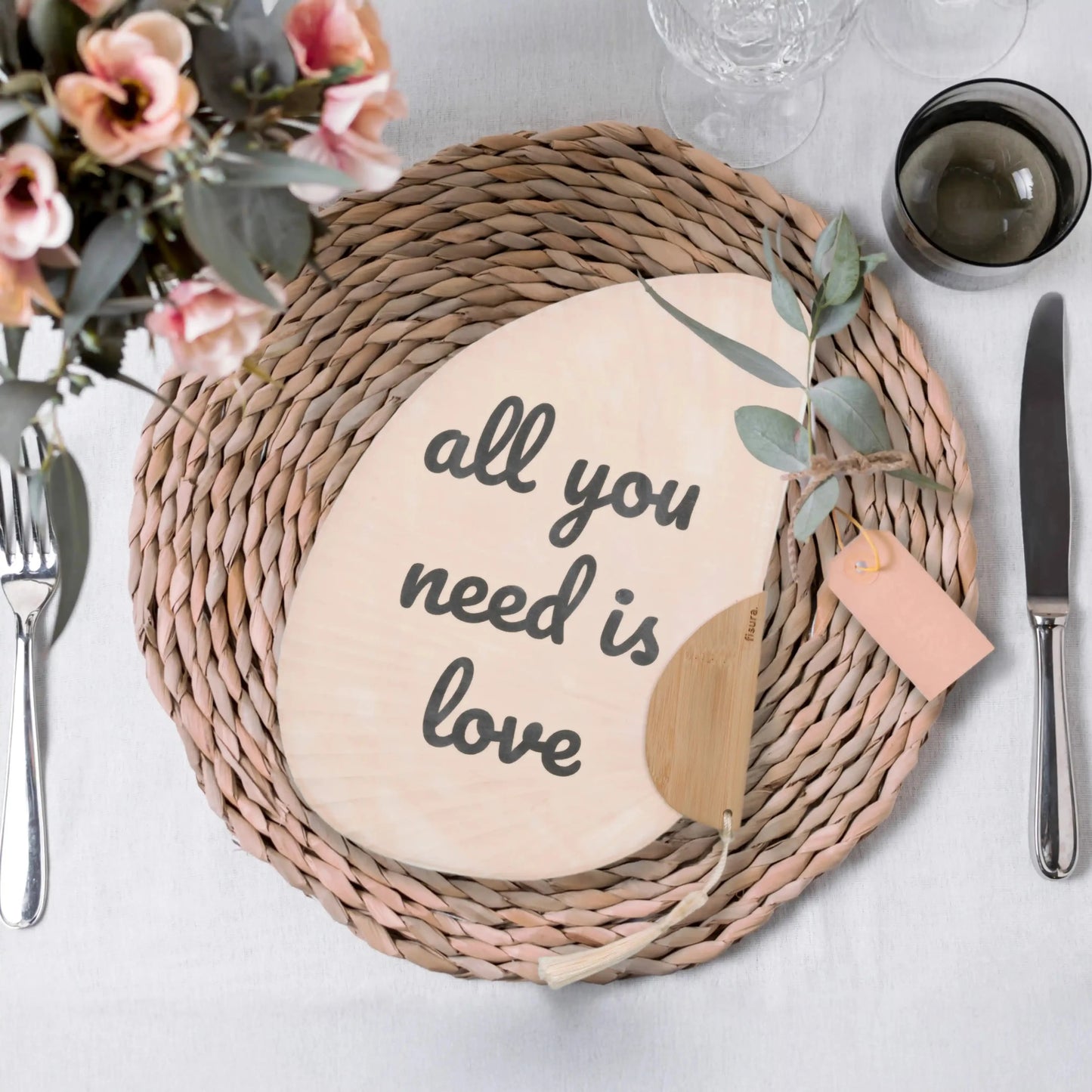 Éventail Demi-Lune « All you need is love » – Fisura – vue 5