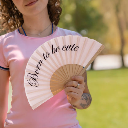 Éventail Mini « Born to be cute » – Fisura – vue 2