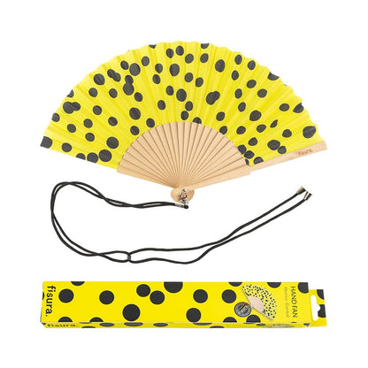 Éventail à Pois Jaune – Fisura