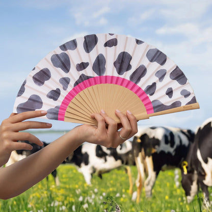 Éventail Imprimé Vache – Fisura – vue 4