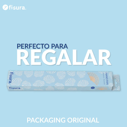 Éventail Imprimé Coquillages – Fisura – vue 6