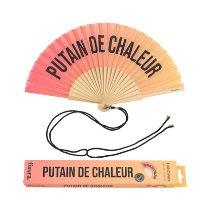Éventail « Putain de chaleur » Dégradé Sunset – Fisura