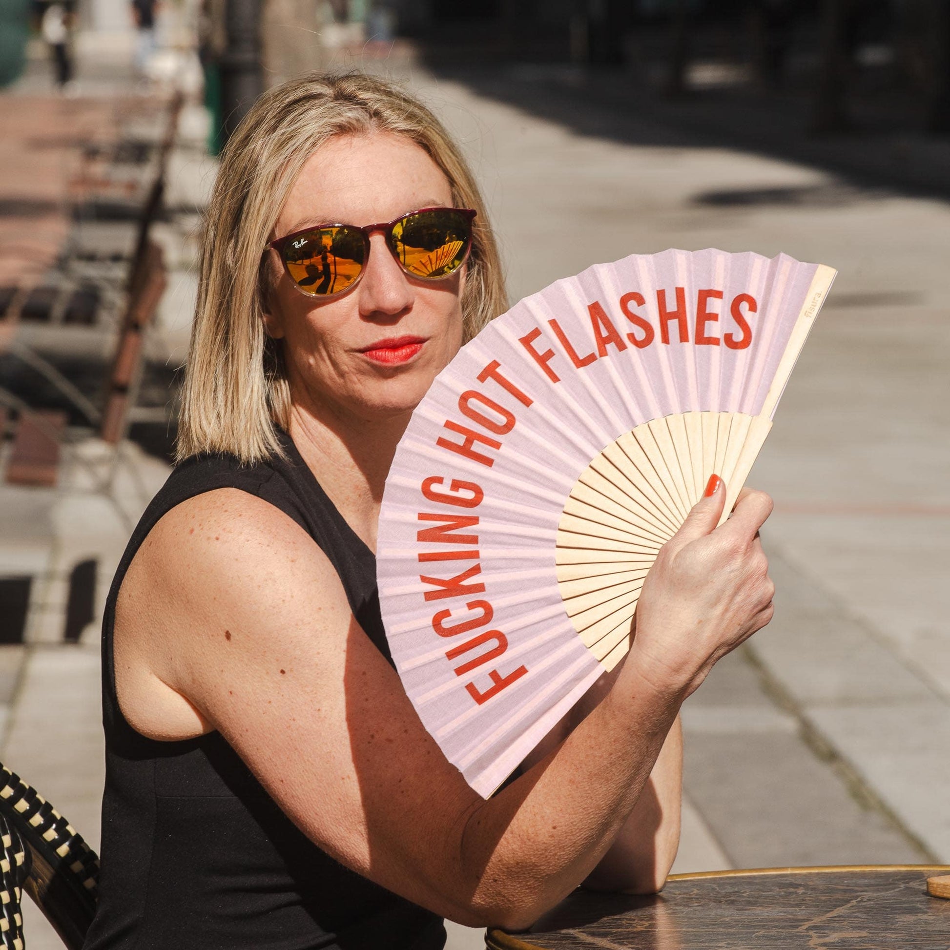 Éventail « Fucking hot flashes » – Fisura – vue 2