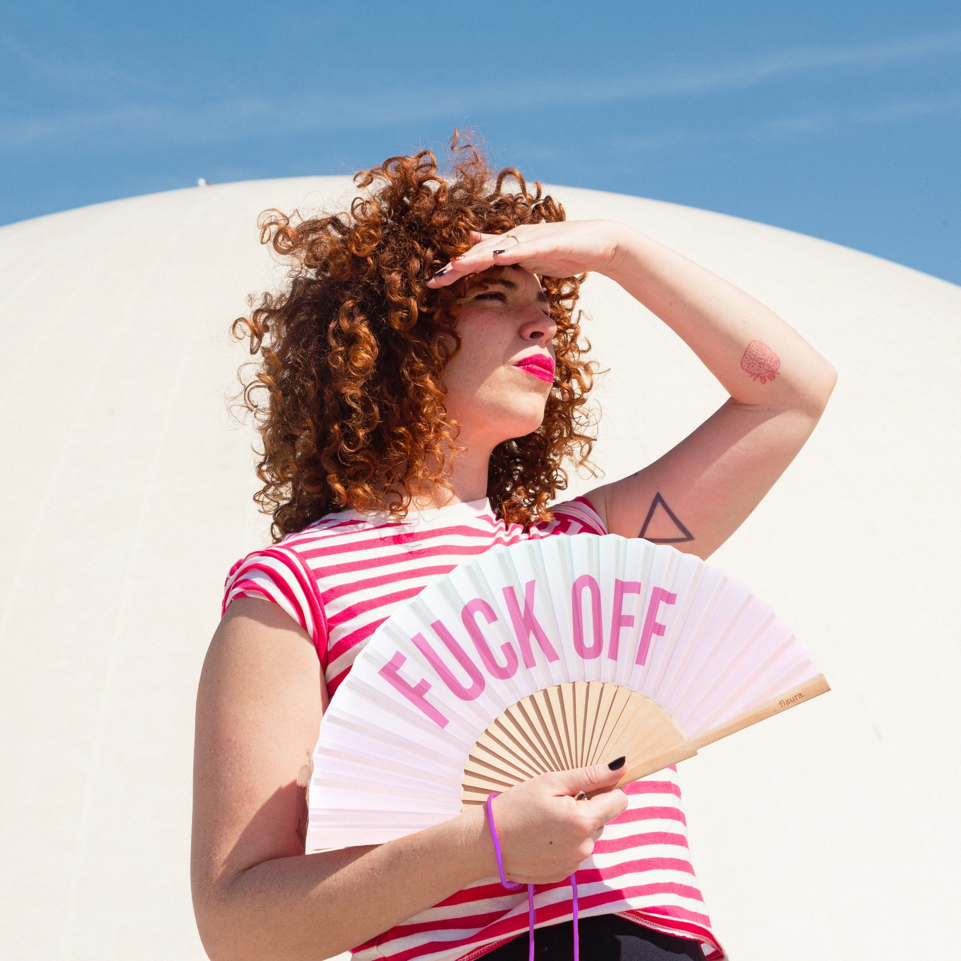 Éventail « Fuck off » Effet Dégradé – Fisura – vue 2