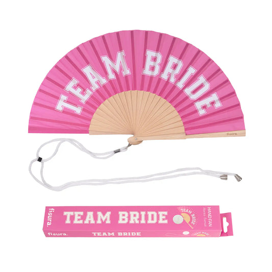 Éventail « Team bride » Rose – Fisura