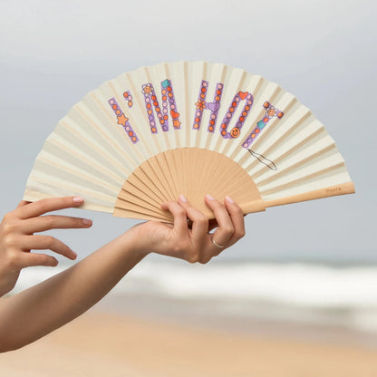 Éventail « I’m hot » – Fisura – vue 4