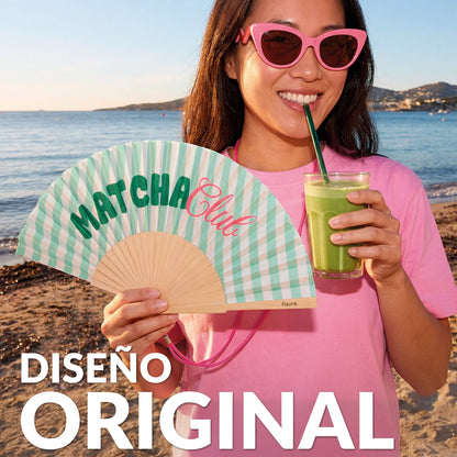 Éventail « Matcha club » – Fisura – vue 2