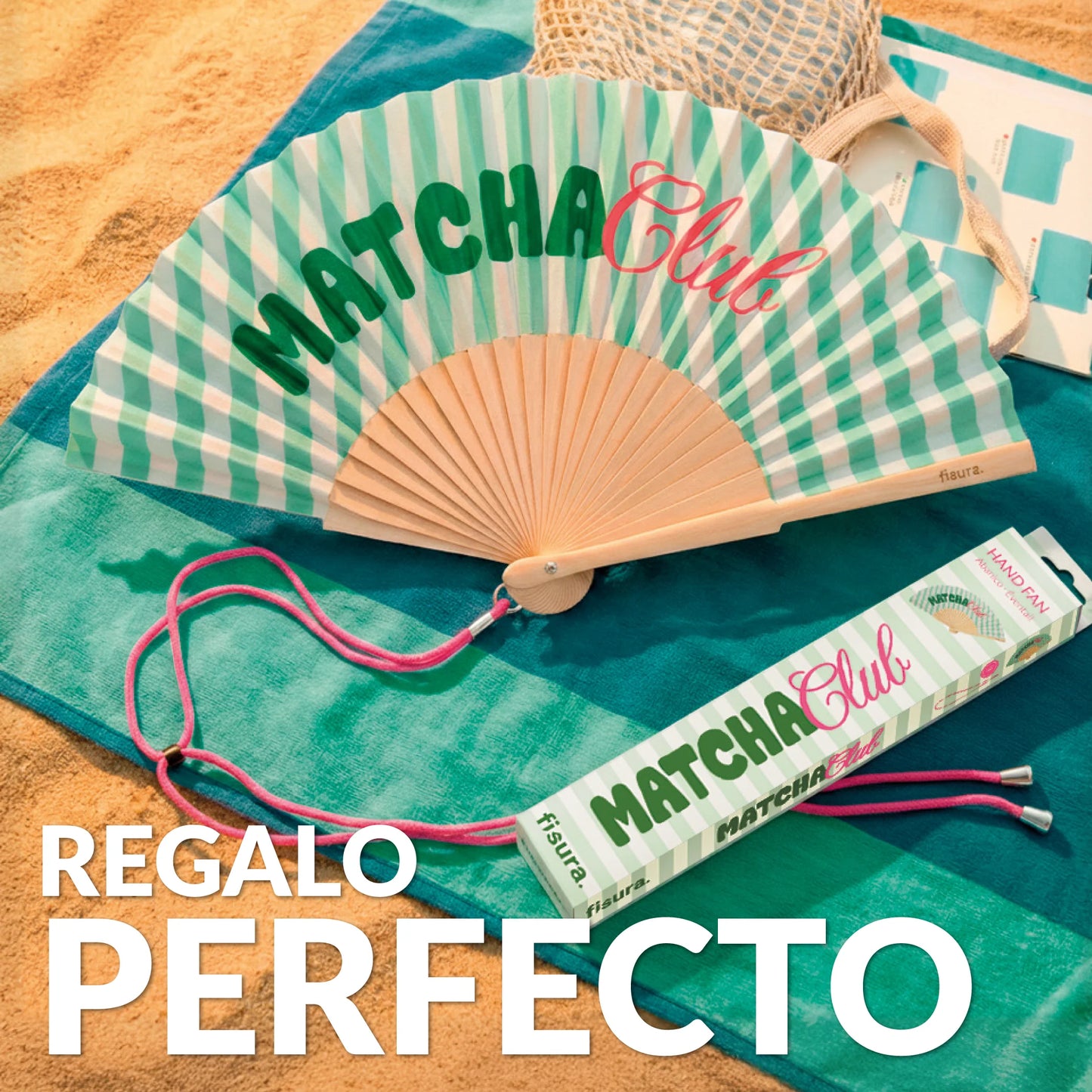 Éventail « Matcha club » – Fisura – vue 5