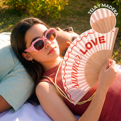 Éventail « Summer love » – Fisura – vue 4
