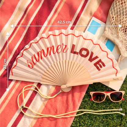 Éventail « Summer love » – Fisura – vue 5