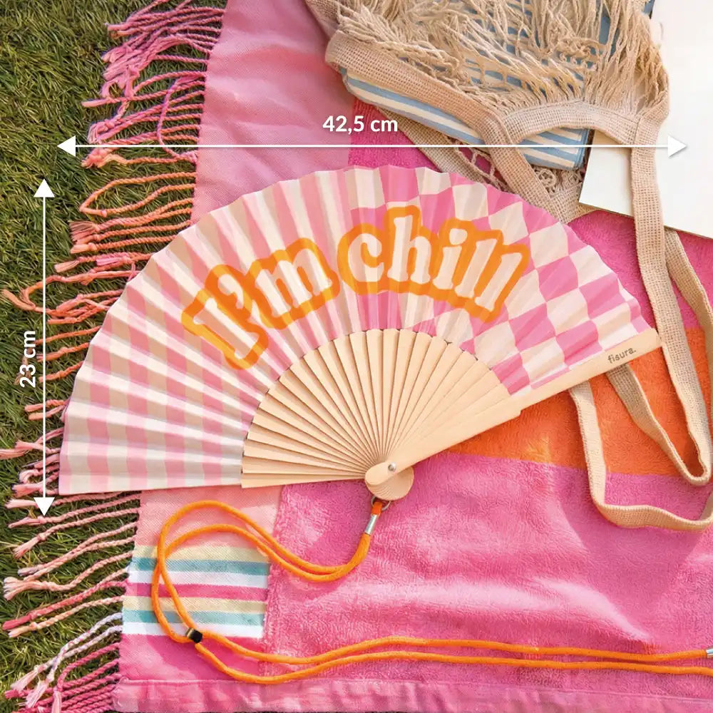 Éventail « I'm chill » – Fisura – vue 5