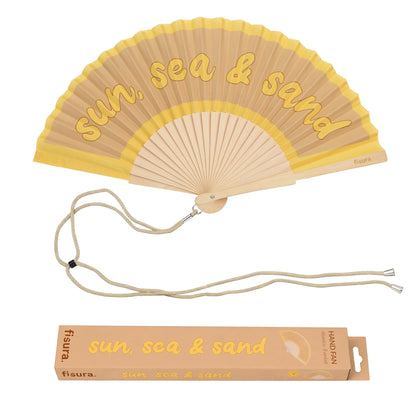 Éventail « Sun, sea & sand » – Fisura