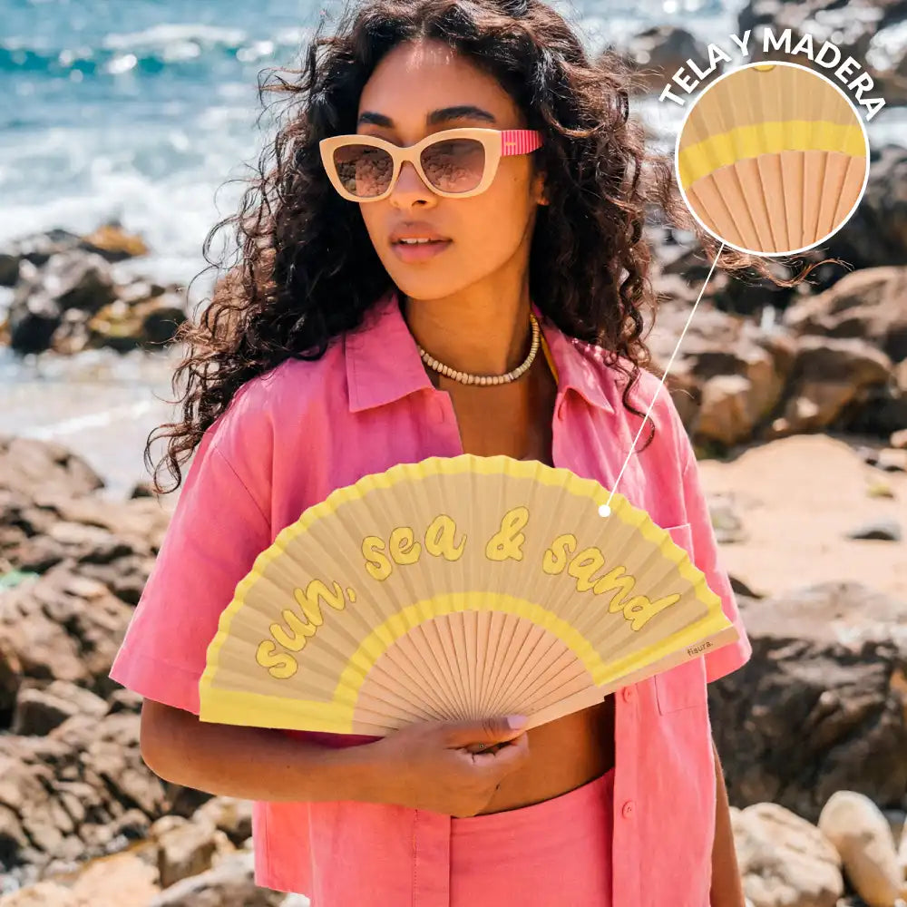 Éventail « Sun, sea & sand » – Fisura – vue 4