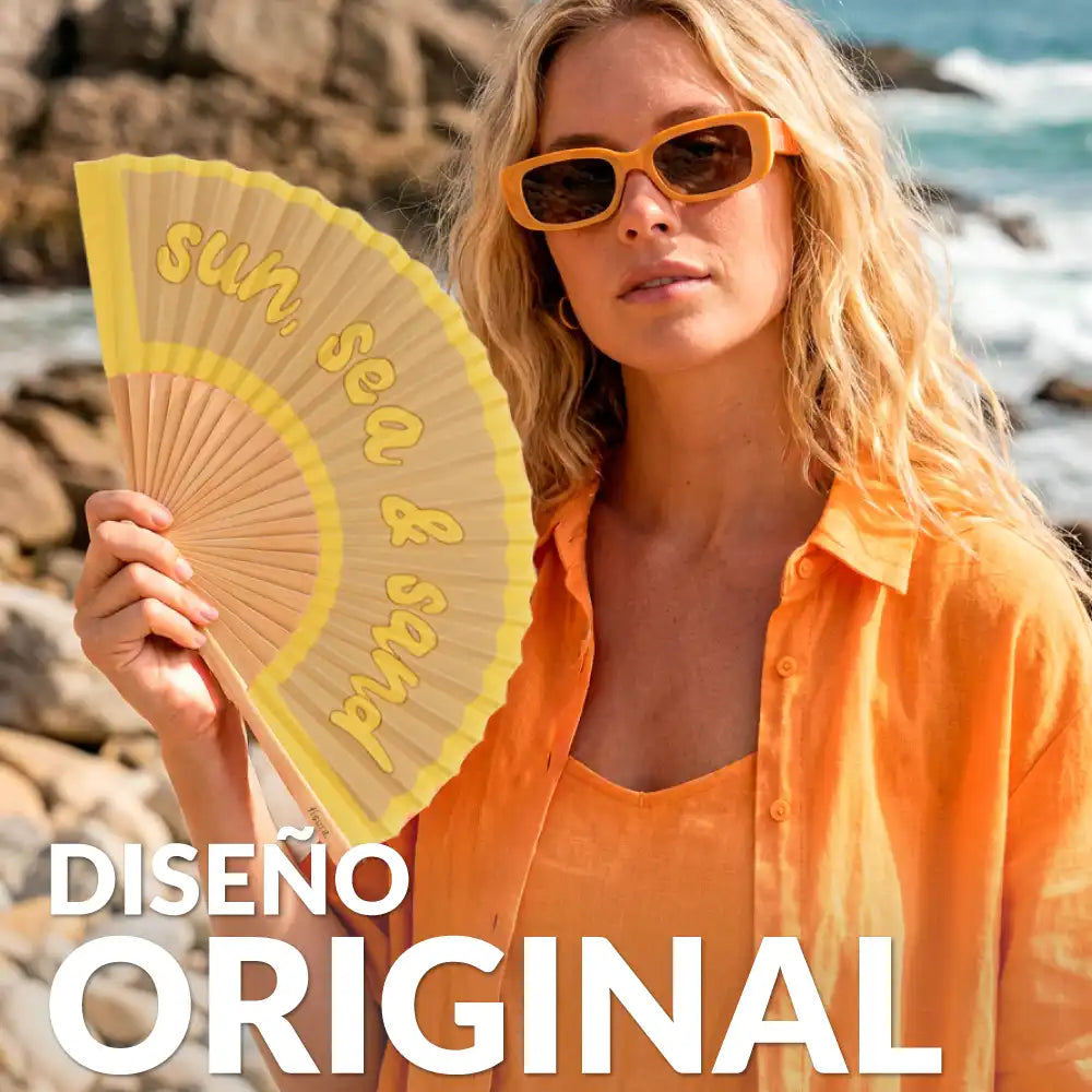 Éventail « Sun, sea & sand » – Fisura – vue 2