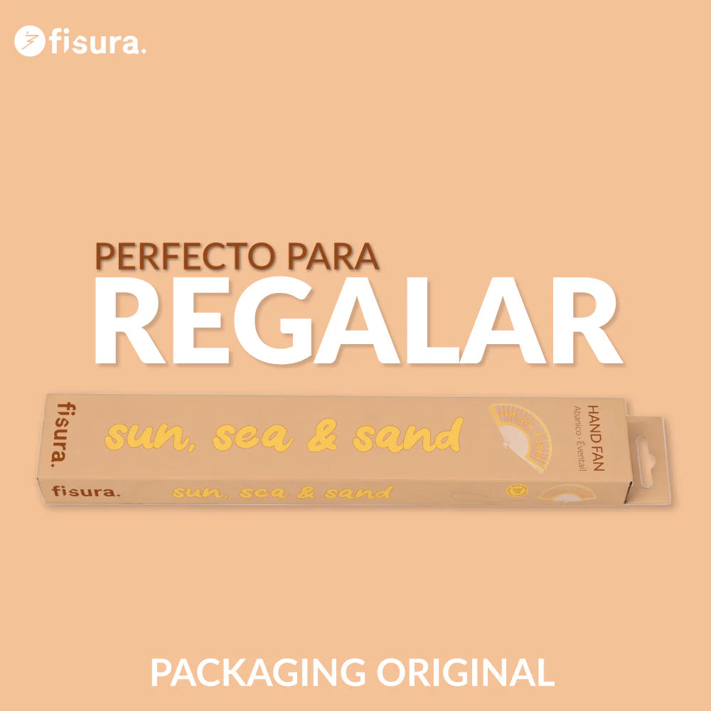 Éventail « Sun, sea & sand » – Fisura – vue 6
