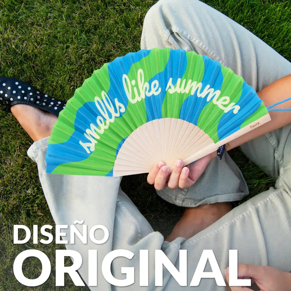 Éventail « Smells like summer » – Fisura – vue 2