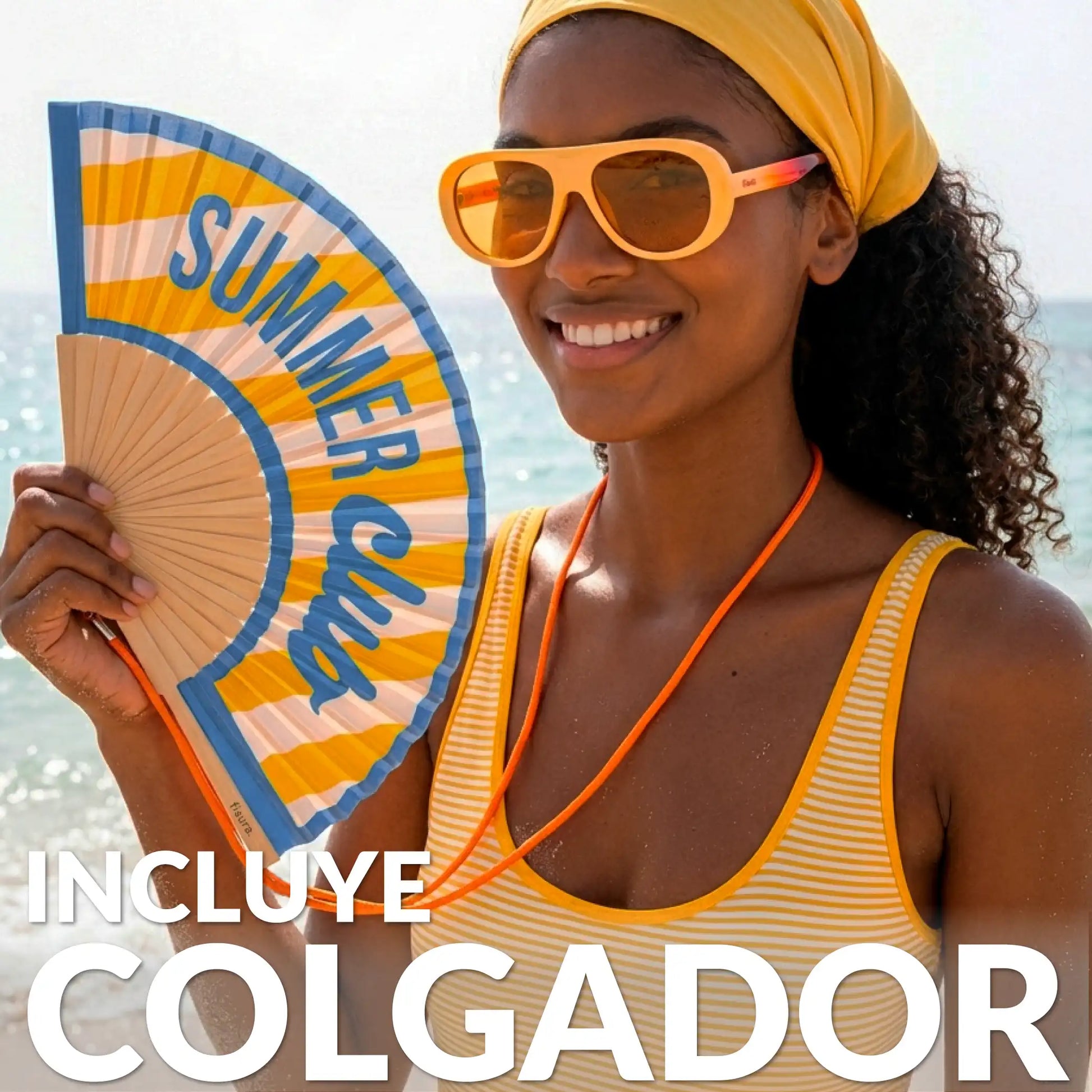 Éventail « Summer club » – Fisura – vue 3