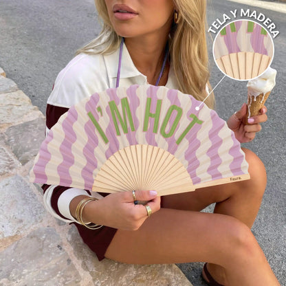 Éventail « I’m hot » Vagues – Fisura – vue 4