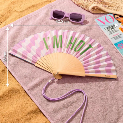 Éventail « I’m hot » Vagues – Fisura – vue 5
