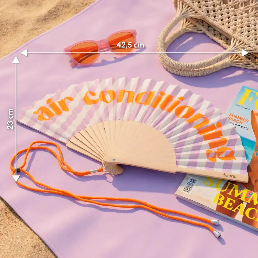 Éventail « Air conditioning » Lila – Fisura – vue 5