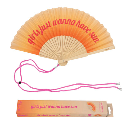 Éventail « Girls just wanna have sun » – Fisura