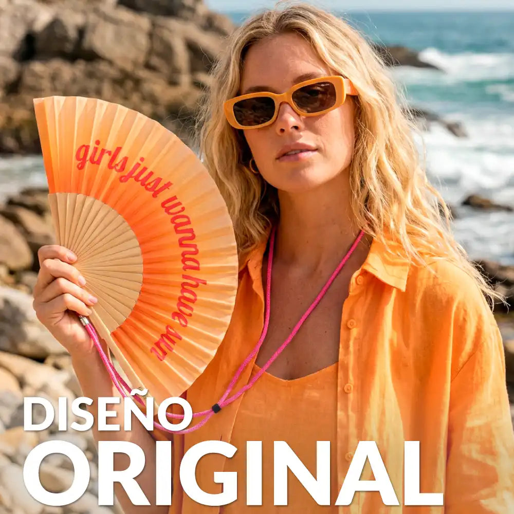 Éventail « Girls just wanna have sun » – Fisura – vue 2