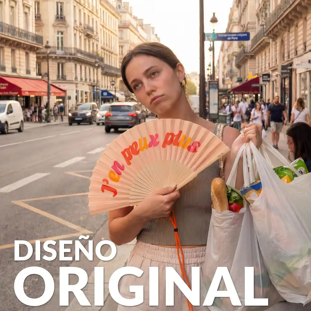 Éventail « J'en peux plus » – Fisura – vue 2