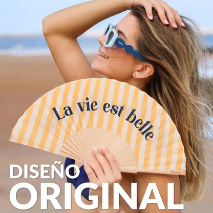 Éventail « La vie est belle » – Fisura – vue 2