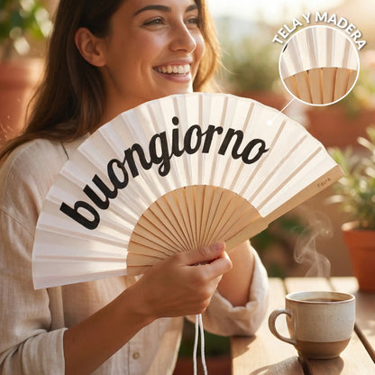 Éventail « Buongiorno » – Fisura – vue 4