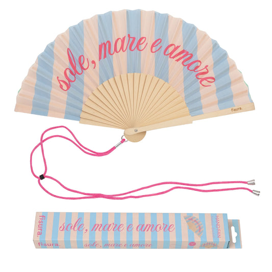 Éventail « Sole, mare e amore » – Fisura